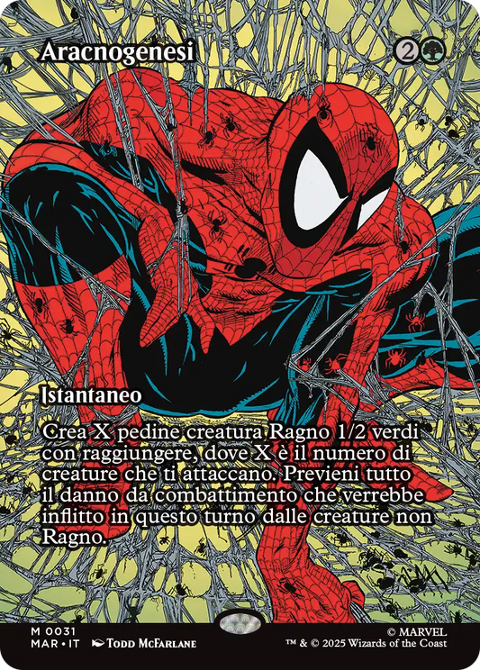 Magic Marvel Spider-man 262 Aracnogenesi Source Material Cads