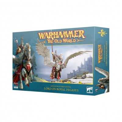 LORD ON ROYAL PEGASUS miniatura KINGDOM OF BRETONNIA warhammer THE OLD WORLD
