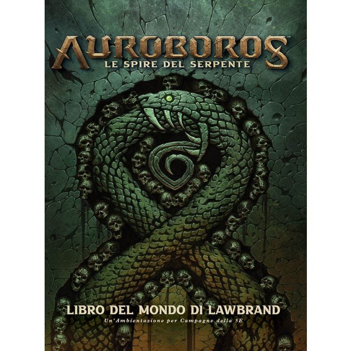 AUROBOROS LE SPIRE DEL SERPENTE LIBRO DEL MONDO DI LAWBRAND