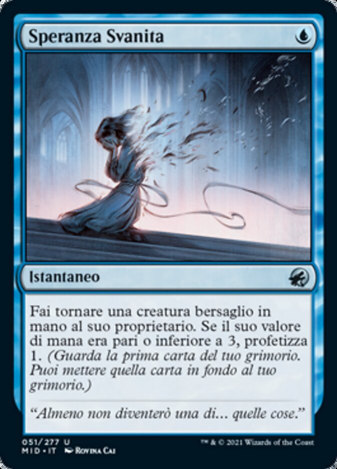 Innistrad caccia di mezzanotte 406 Speranza Svanita foil