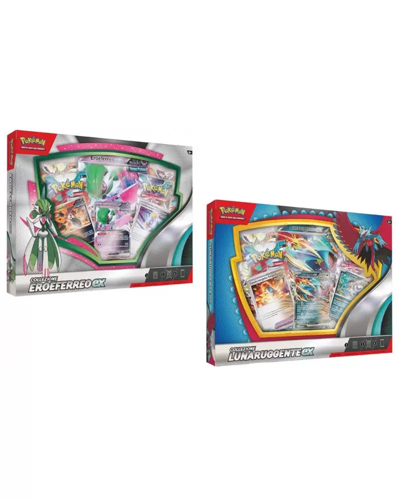 Pokemon Lunaruggente-ex e Collezione Eroeferreo‑ex -Un Box random