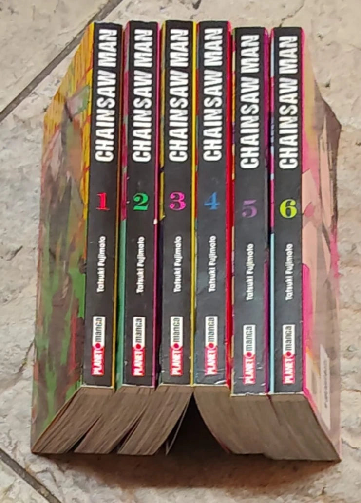 Chainsaw man sequenza 1-6 panini