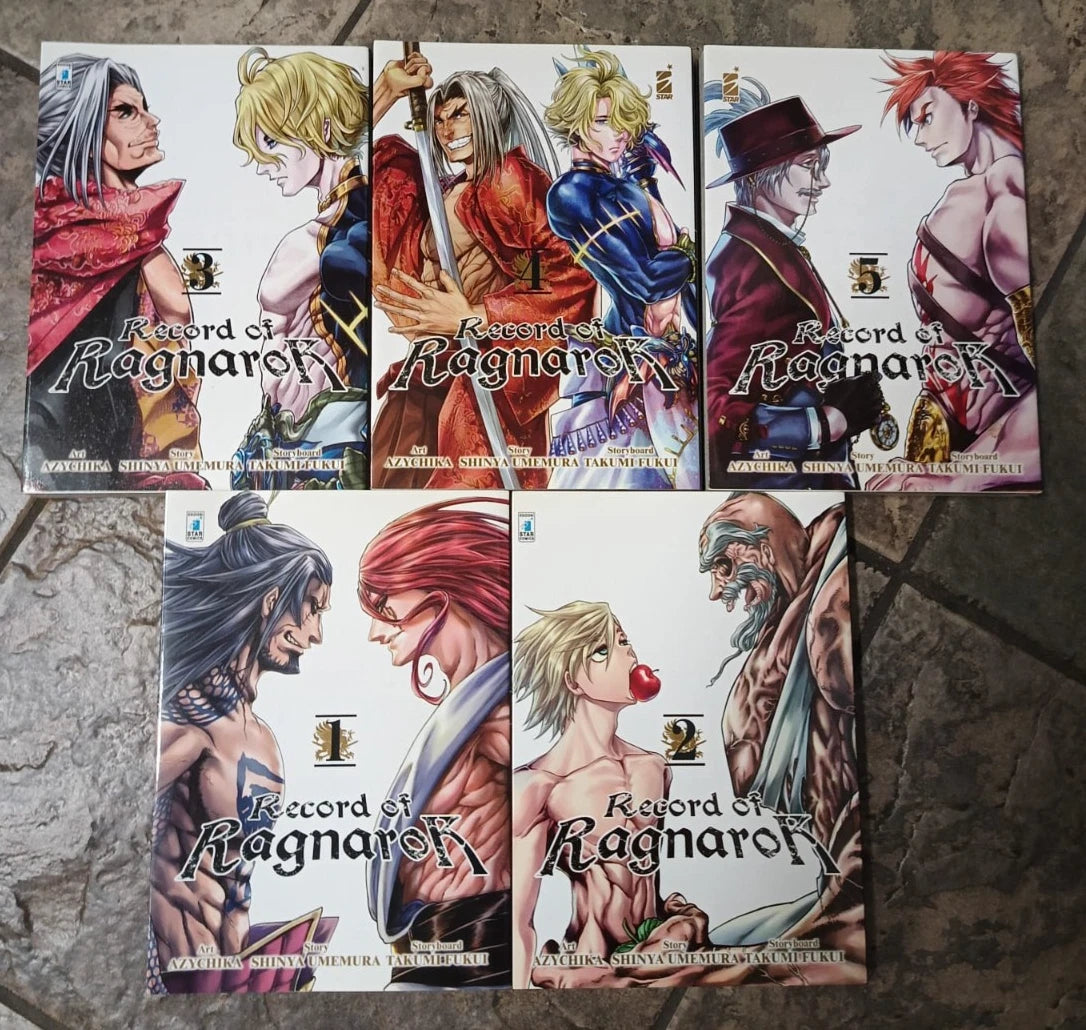 RECORD OF RAGNAROK SEQUENZA 1-5 ED.STAR COMICS