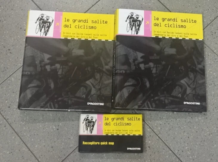 LE GRANDI SALITE DEL CICLISMO 2 RACCOGLITORI COMPLETI E QUICK MAP GAZZETTA