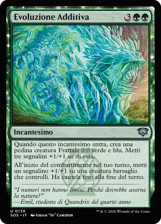 I Segreti di Strixhaven 139 Evoluzione Additiva