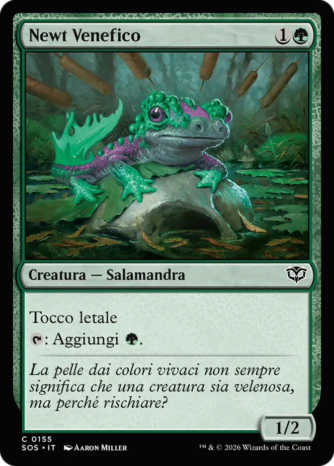 I Segreti di Strixhaven 155 Newt Venefico