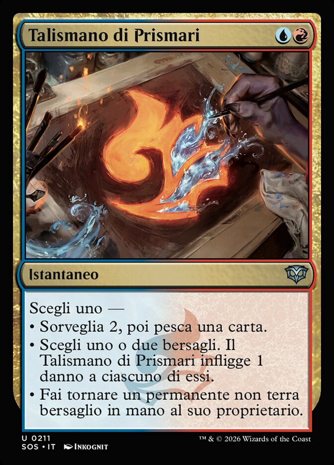 I Segreti di Strixhaven 211 Talismano di Prismari