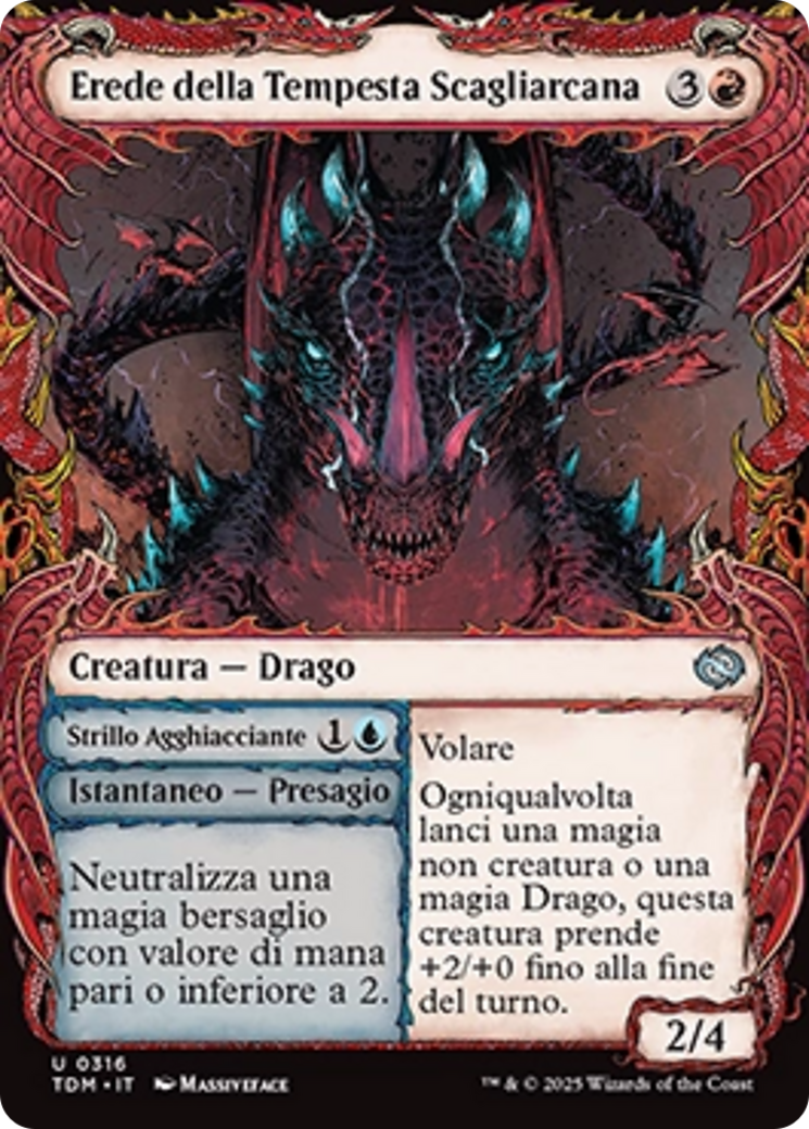 Tarkir la Dracotempesta 316 Erede della Tempesta Scagliarcana extra