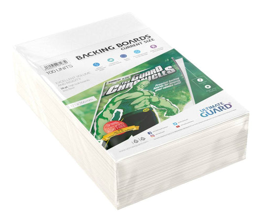 Cartoncini per comics 26 pt -Ultimate Guard Comic Backing Boards Current Size (100)