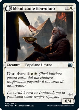 Innistrad caccia di mezzanotte 3 Mendicante Benvoluto/Anima Generosa