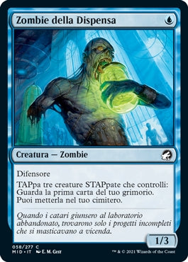 Innistrad caccia di mezzanotte 58 Zombie della Dispensa
