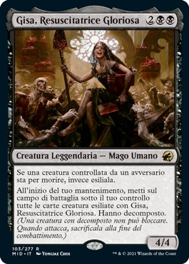 Innistrad caccia di mezzanotte 103 Gisa, Resuscitatrice Gloriosa
