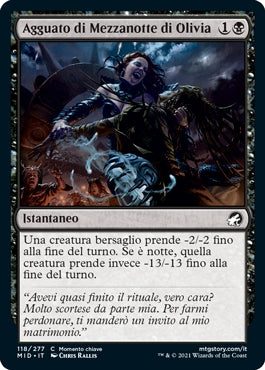 Innistrad caccia di mezzanotte 118 Agguato di Mezzanotte di Olivia