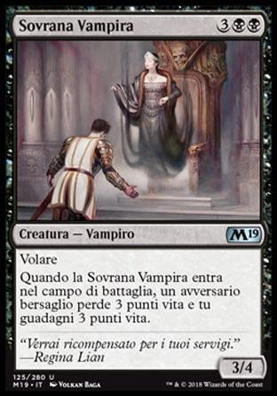 Sovrana Vampira foil M19-wizard of the coast- nuvolosofumetti.