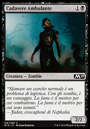 Cadavere Ambulante  M19 126-Wizard of the Coast- nuvolosofumetti.