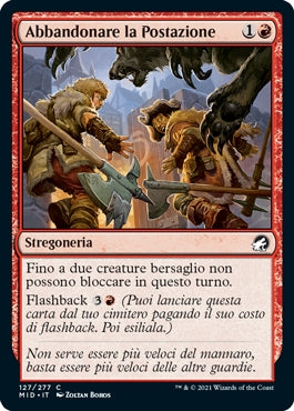 Innistrad caccia di mezzanotte 127 Abbandonare la Postazione