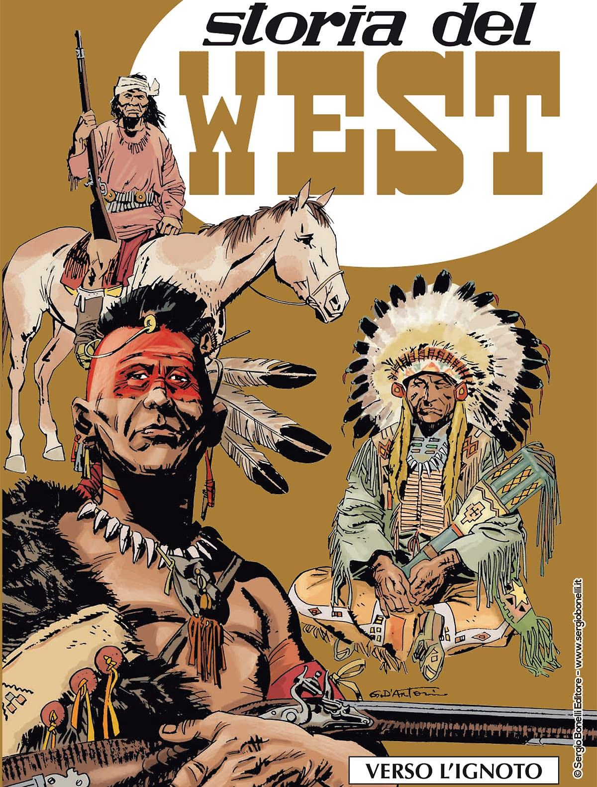 STORIA DEL WEST 1 VARIANT ORO-SERGIO BONELLI EDITORE- nuvolosofumetti.