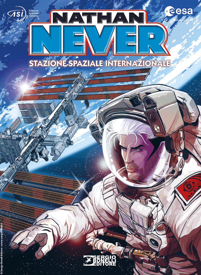 Nathan Never stazione spaziale internazionale, SERGIO BONELLI EDITORE, nuvolosofumetti,