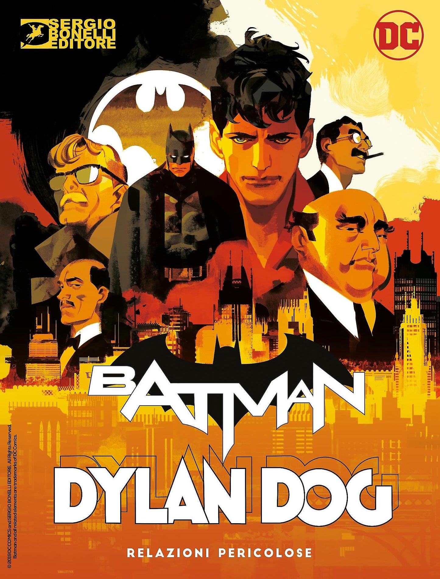 BATMAN DYLAN DOG 0 HEROES VARIANT COVER