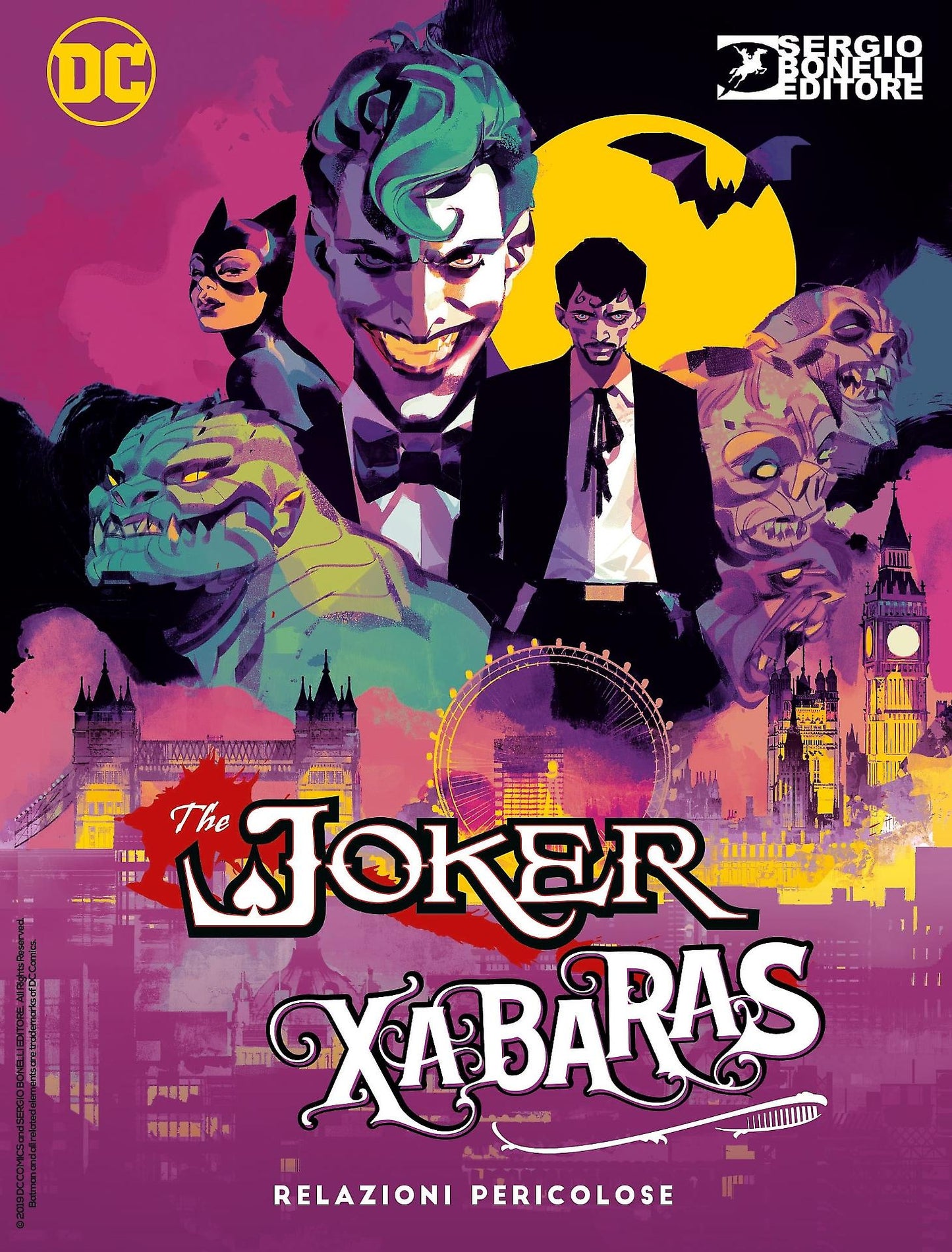 BATMAN DYLAN DOG 0 VILLAINS VARIANT COVER