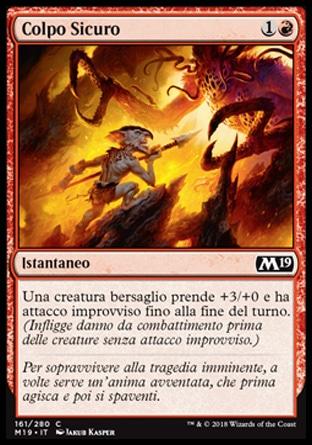 Colpo Sicuro foil M19-wizard of the coast- nuvolosofumetti.