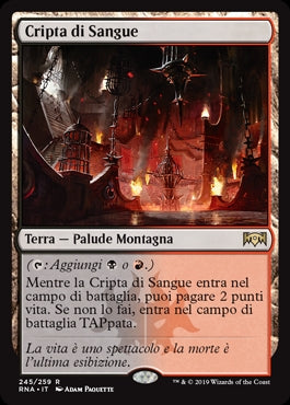 Cripta di Sangue foil  Fedeltà di Ravnica 294, Wizard of the Coast, nuvolosofumetti,