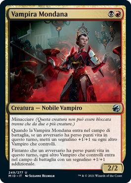 Innistrad caccia di mezzanotte 249 Vampira Mondana