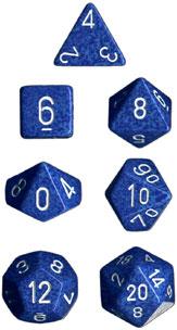 Dadi set da 7 Speckled-CHESSEX- nuvolosofumetti.