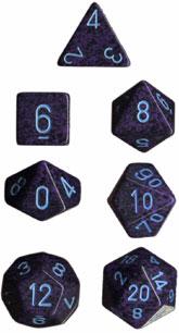 Dadi set da 7 Speckled-CHESSEX- nuvolosofumetti.