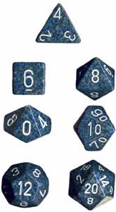 Dadi set da 7 Speckled-CHESSEX- nuvolosofumetti.