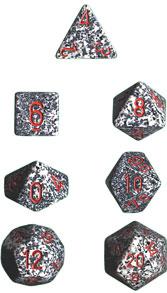 Dadi set da 7 Speckled-CHESSEX- nuvolosofumetti.