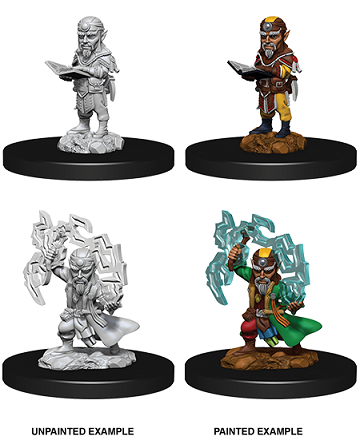 Pathfinder Deep Cuts unpainted: Male Gnome Sorcerer-WIZKIDS/NECA- nuvolosofumetti.