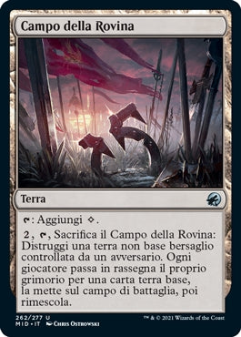 Innistrad caccia di mezzanotte 262 Campo della Rovina
