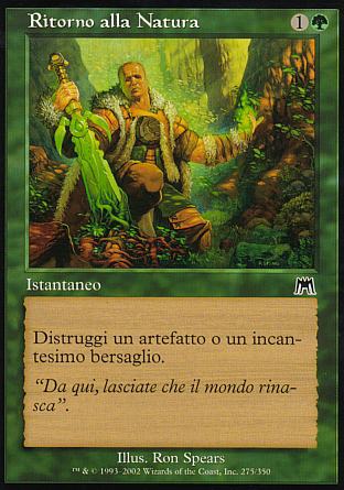 Ritorno alla natura  ASSALTO 275