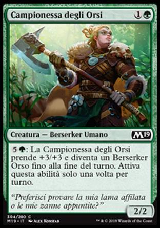 Campionessa degli Orsi M19 304-Wizard of the Coast- nuvolosofumetti.