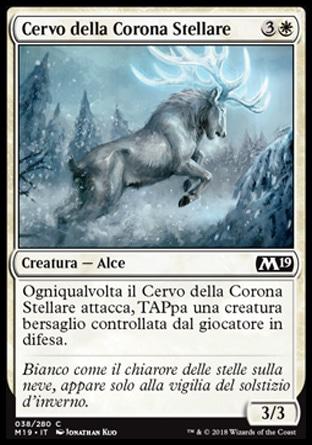 Cervo della Corona Stellare M19 38-Wizard of the Coast- nuvolosofumetti.