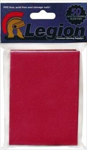 Legion Standard sleeves RED DOUBLE MATTE, Legion, nuvolosofumetti,