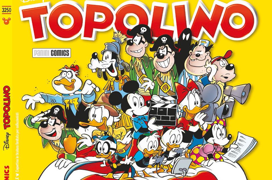 TOPOLINO 3250 VARIANT COVER CARTOOMICS 25° ZICHE                                                     3250-PANINI DISNEY- nuvolosofumetti.