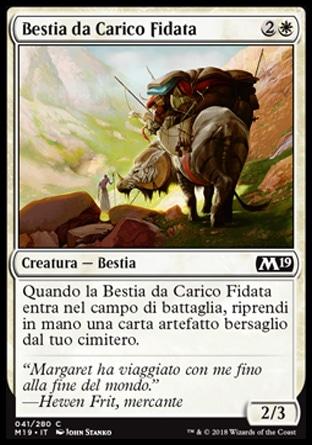 Bestia da Carico Fidata M19 41-Wizard of the Coast- nuvolosofumetti.