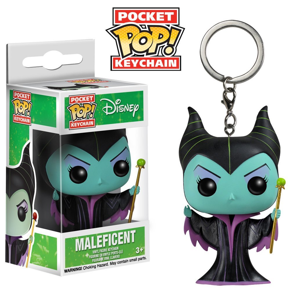 Pop Keychain disney Maleficent-funko- nuvolosofumetti.