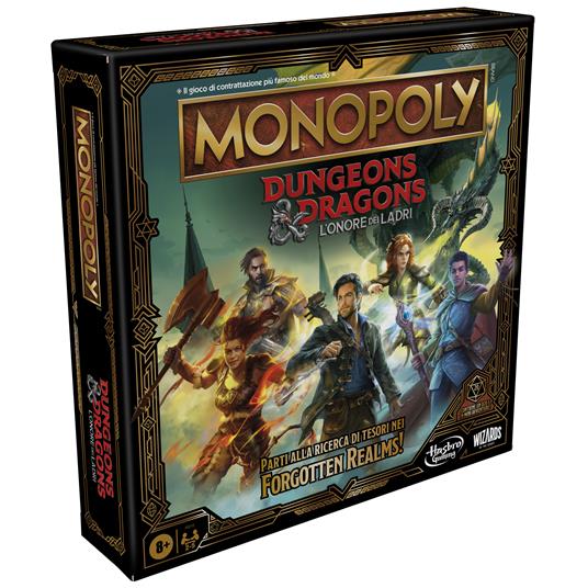 HASBRO Monopoly Dungeons and Dragons Movie - L'onore dei ladri. Gioco da  tavolo – nuvolosofumetti