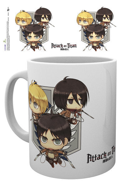 Attack On Titan Season 2 CHIBI trio - tazza, GB EYE, nuvolosofumetti,