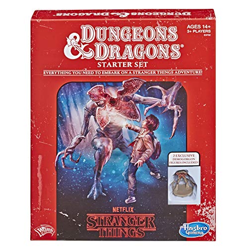 Dungeons & Dragons Stranger Things Starter Set, Versione in Lingua Inglese, Hasbro, nuvolosofumetti,