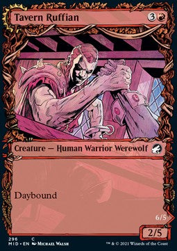 Innistrad caccia di mezzanotte 296 Canaglia della Taverna/Devastatrice della Taverna extra