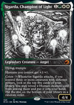 Innistrad caccia di mezzanotte 323 Sigarda, Campionessa della Luce extra