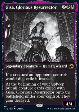Innistrad caccia di mezzanotte 314 Gisa, Resuscitatrice Gloriosa extra