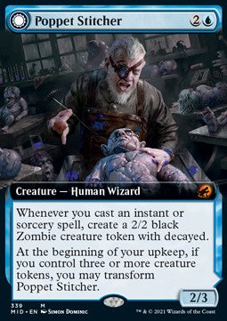 Innistrad caccia di mezzanotte 339 Cucitore di Bambole / Fabbrica di Bambole extra