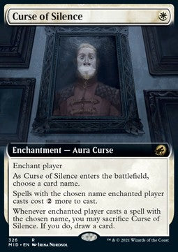 Innistrad caccia di mezzanotte 326 Maledizione del silenzio extra