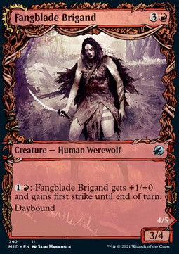 Innistrad caccia di mezzanotte 292 Brigante Zannalama / Sbudellatrice Zammalama extra