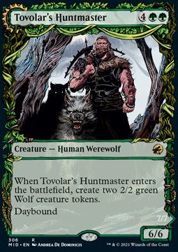 Innistrad caccia di mezzanotte 424 Capocaccia di Tovolar extra foil / Capobranco di Tovolar extra f